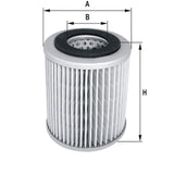 ML1449 hydraulic filter element