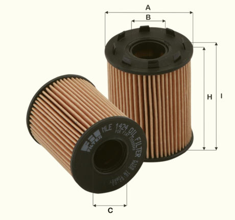 MLE1424 oil filter element