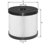 MLE1476 oil filter element (metal-free)
