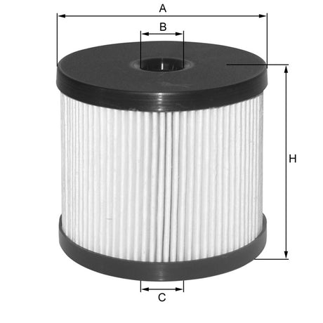 MLE1476 oil filter element (metal-free)