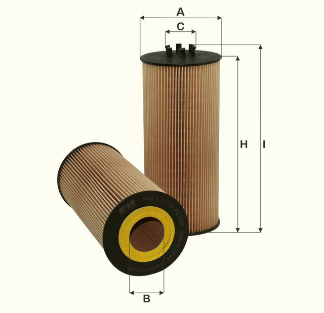MLE1711 oil filter element