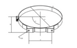 P002348 holder for air filter