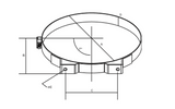 P002348 holder for air filter