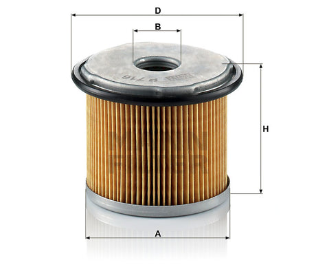 P 716 fuel filter