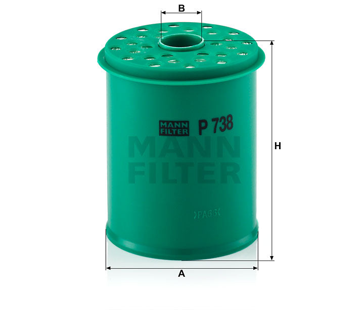 P 738 x fuel filter