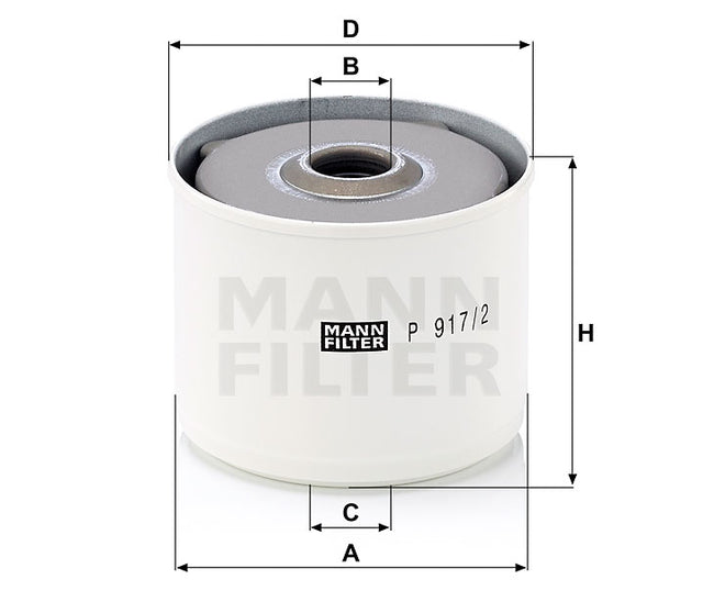 P 917/2 x fuel filter (element)