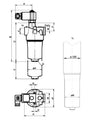 PI 2005-57 hydraulic filter housing
