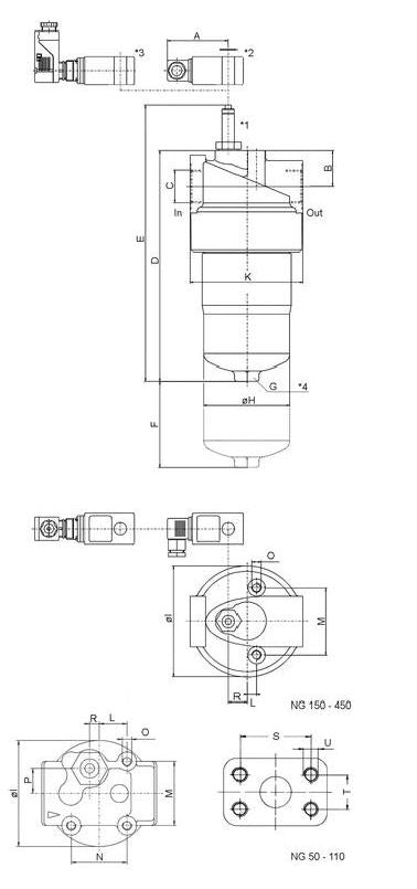 PI 4245-013 high pressure filter