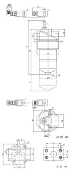 PI 4245-013 high pressure filter