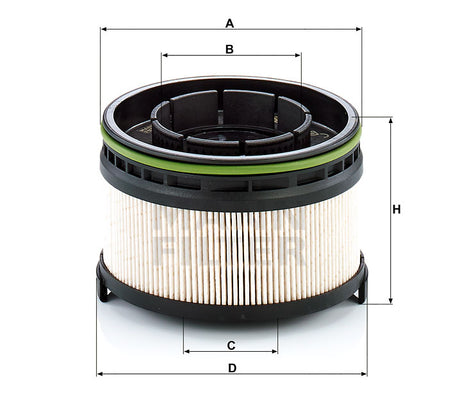 PU 11 001 z KIT fuel filter element (service kit)