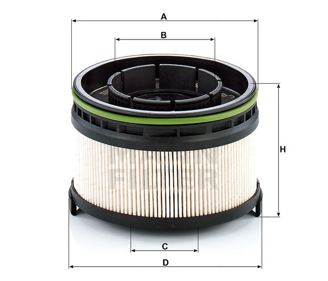 PU 11 001 z KIT fuel filter element (service kit)