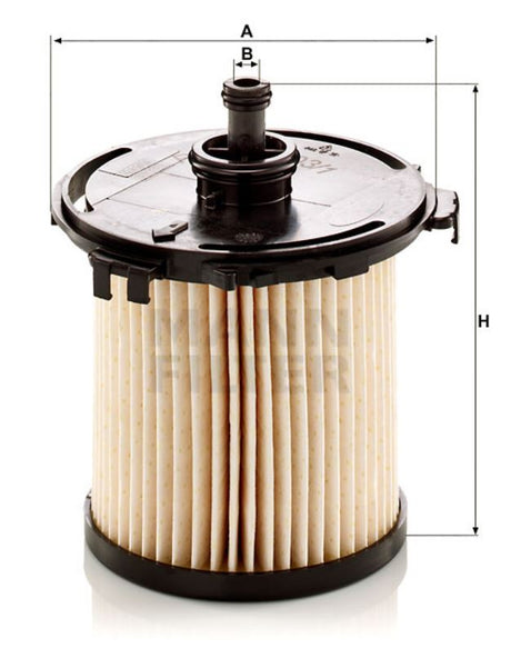 PU 12 003/1 z fuel filter element (metal-free)