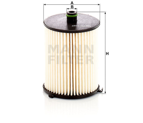 PU 7007 z fuel filter element