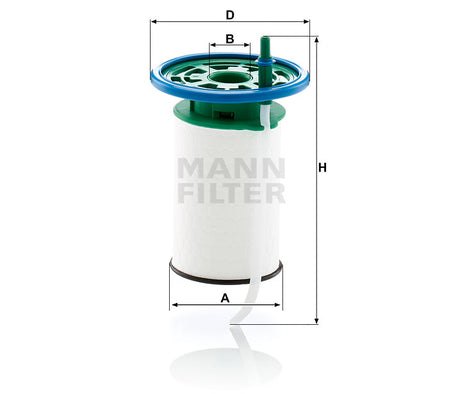 PU 7015 fuel filter element