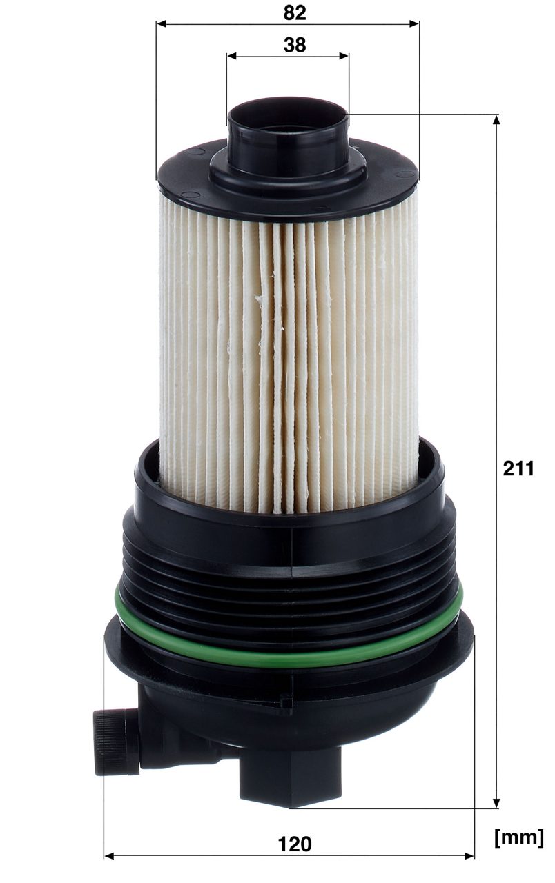 PU 9025 fuel filter element
