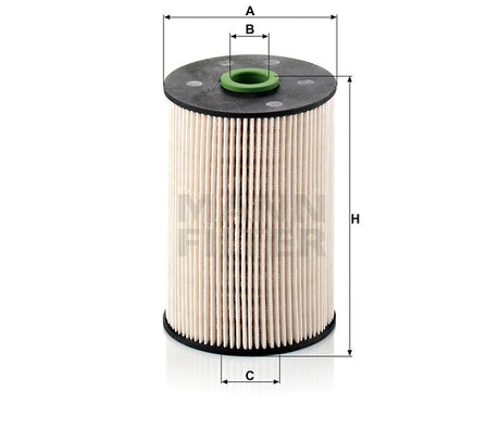 PU 936/1 x fuel filter element (metal-free)