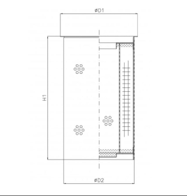 R102G10C hydraulic filter element