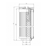 R104G06B/1 hydraulic filter element