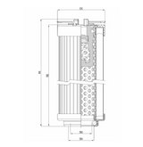 R104G10B/1 hydraulic filter element