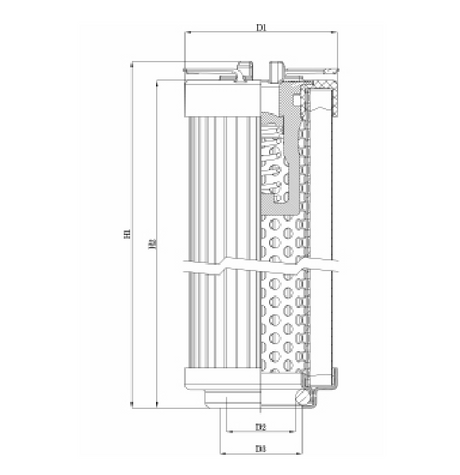 R104G10B/1 hydraulic filter element