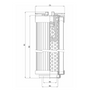 R104G10B/1 hydraulic filter element