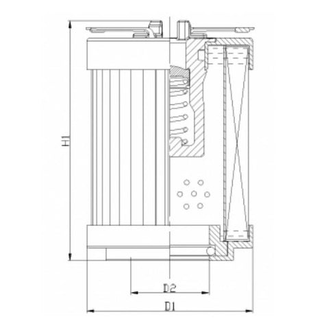 R110M05C hydraulic filter element