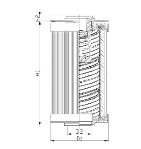 R120G10BV hydraulic filter element