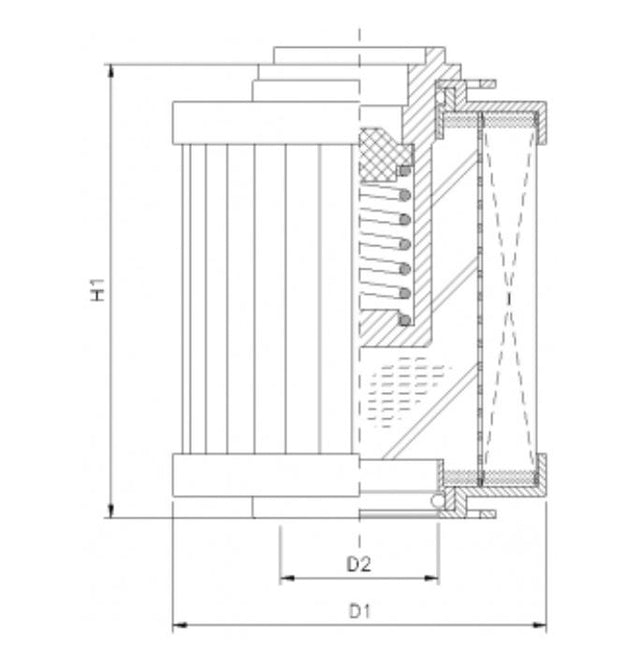 R120G25BV hydraulic filter element