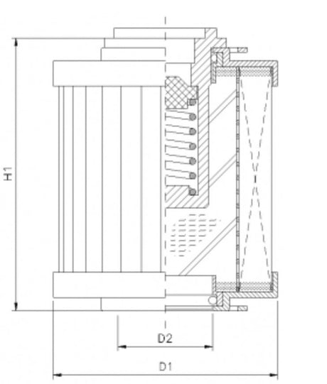 R130G10C hydraulic filter element