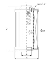 R131G10B hydraulic filter element