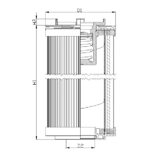 R140G10BV hydraulic filter element