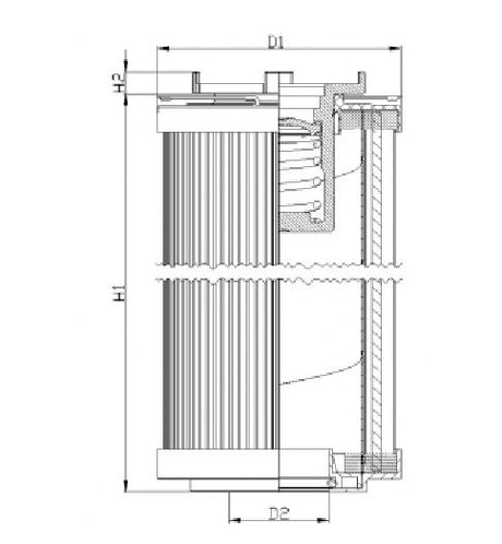 R143G10C hydraulic filter element