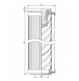 R146G10C hydraulic filter element