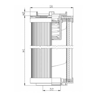 R151G06C hydraulic filter element