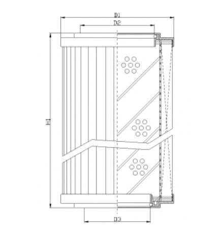 R241G06V hydraulic filter element