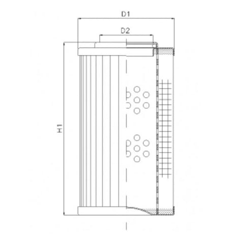 R274G03V filter element for return filter