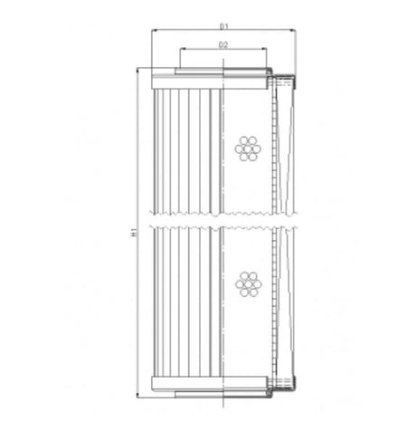R295G15 filter element for return filter