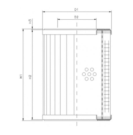 R311C05 filter element for return filter