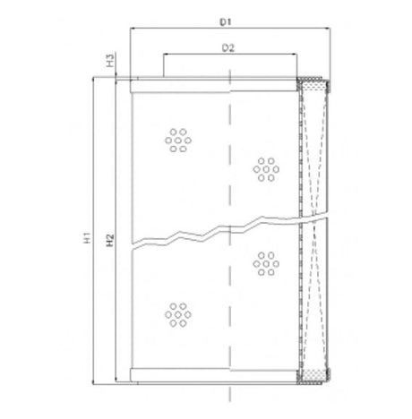 R332C10P filter element for return filter