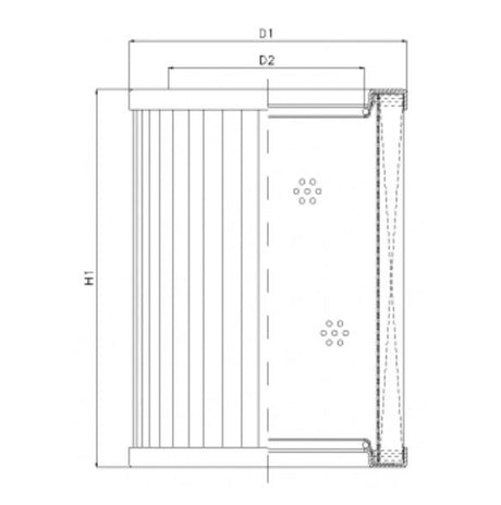 R430G06V filter element for return filter