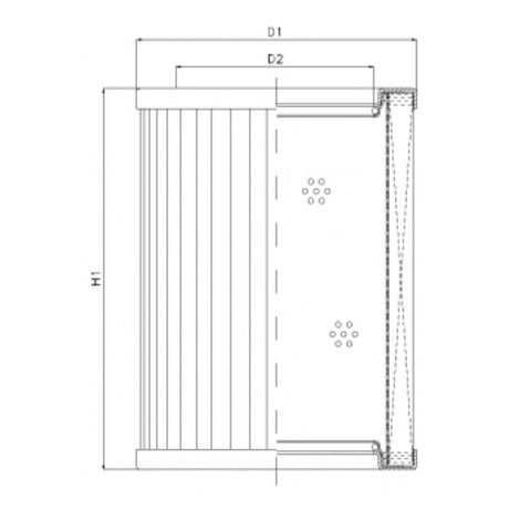 R430T150 filter element for return filter