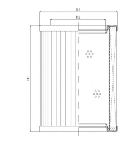 R430T25 filter element for return filter