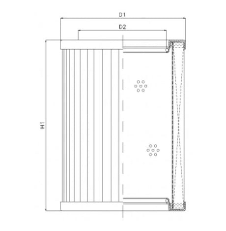 R430T80 filter element for return filter