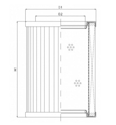 R432GW03 hydraulic filter element