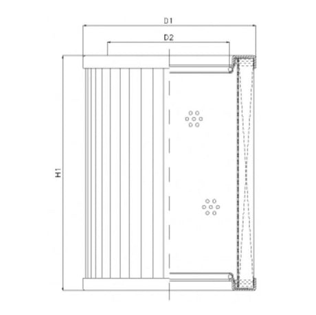 R440G10 filter element for return filter