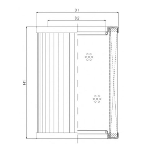 R440T60 filter element for return filter