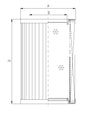 R444G10V hydraulic filter element