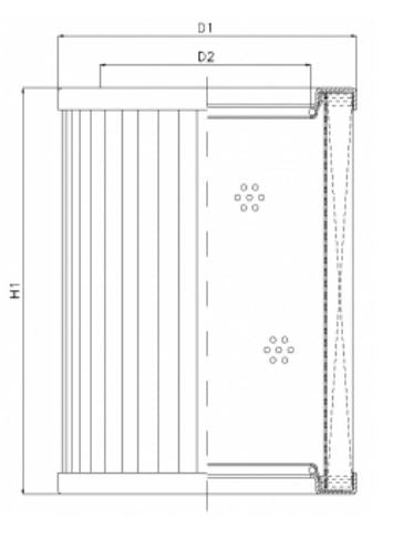 R446G10V/ESD hydraulic filter element