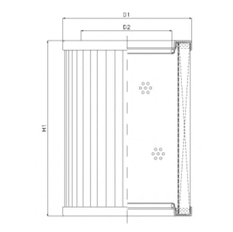 R446T60 filter element for return filter