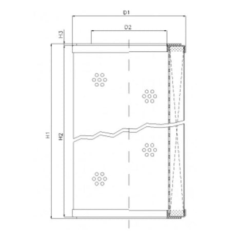 R5100C10 filter element for return filter